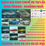Dịch vụ cho thuê xe tự lái các dòng xe và thương hiệu xe đời mới 4-7 chỗ ở tại Nha Trang 