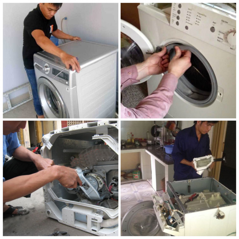 Sửa máy giặt và vệ sinh máy tại nhà ở nha trang khánh hòa
