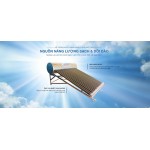 Lắp đặt hệ thống nước nóng năng lượng mặt trời trung tâm 500 lít Daphovina chất lượng bảo hành lâu dài
